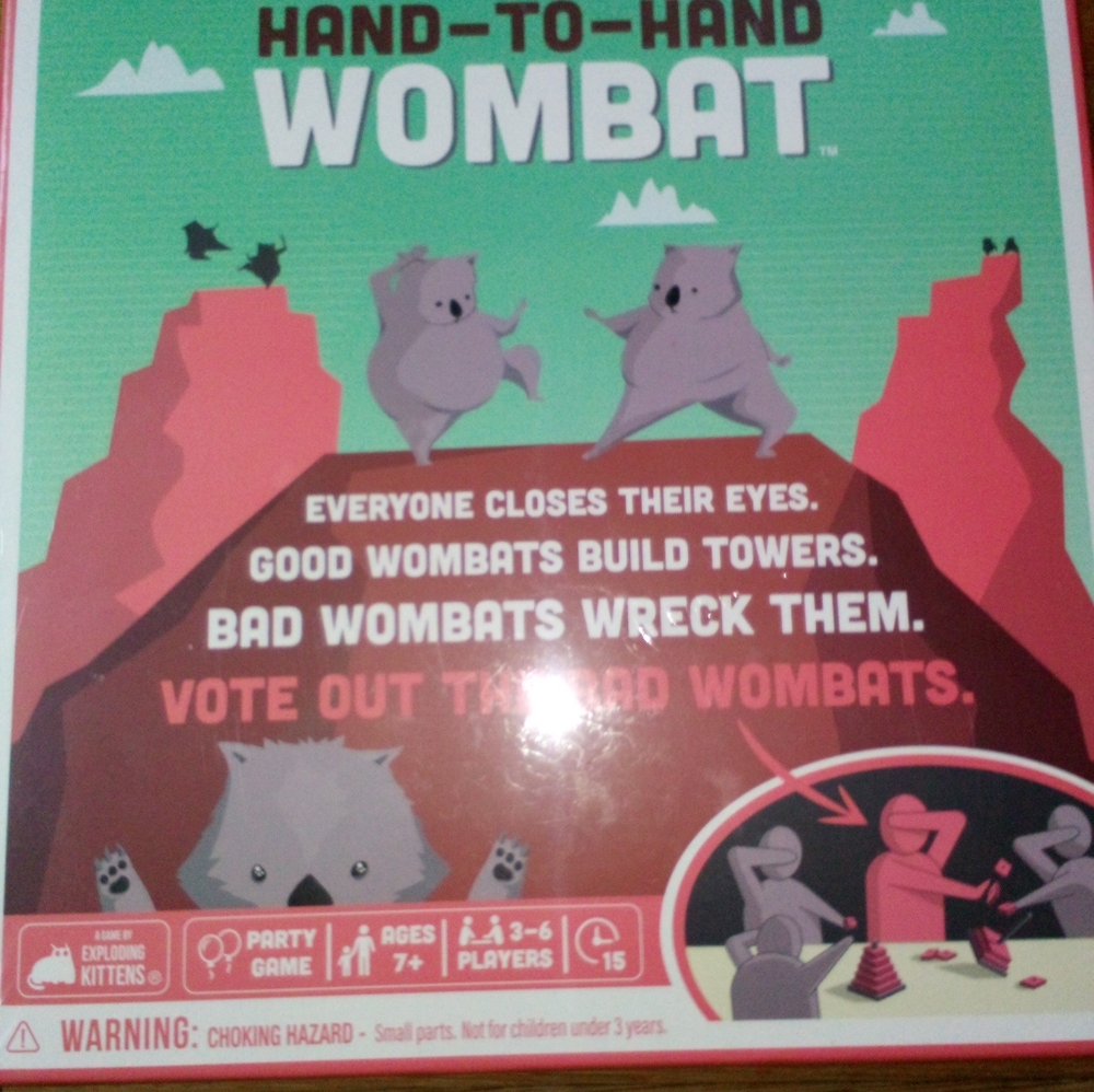 Hand-To-Hand Wombat Party Game Sealed